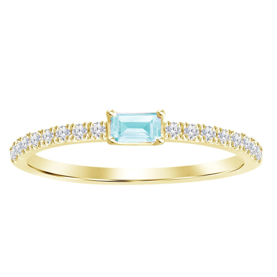 Beth Blue Topaz Ring