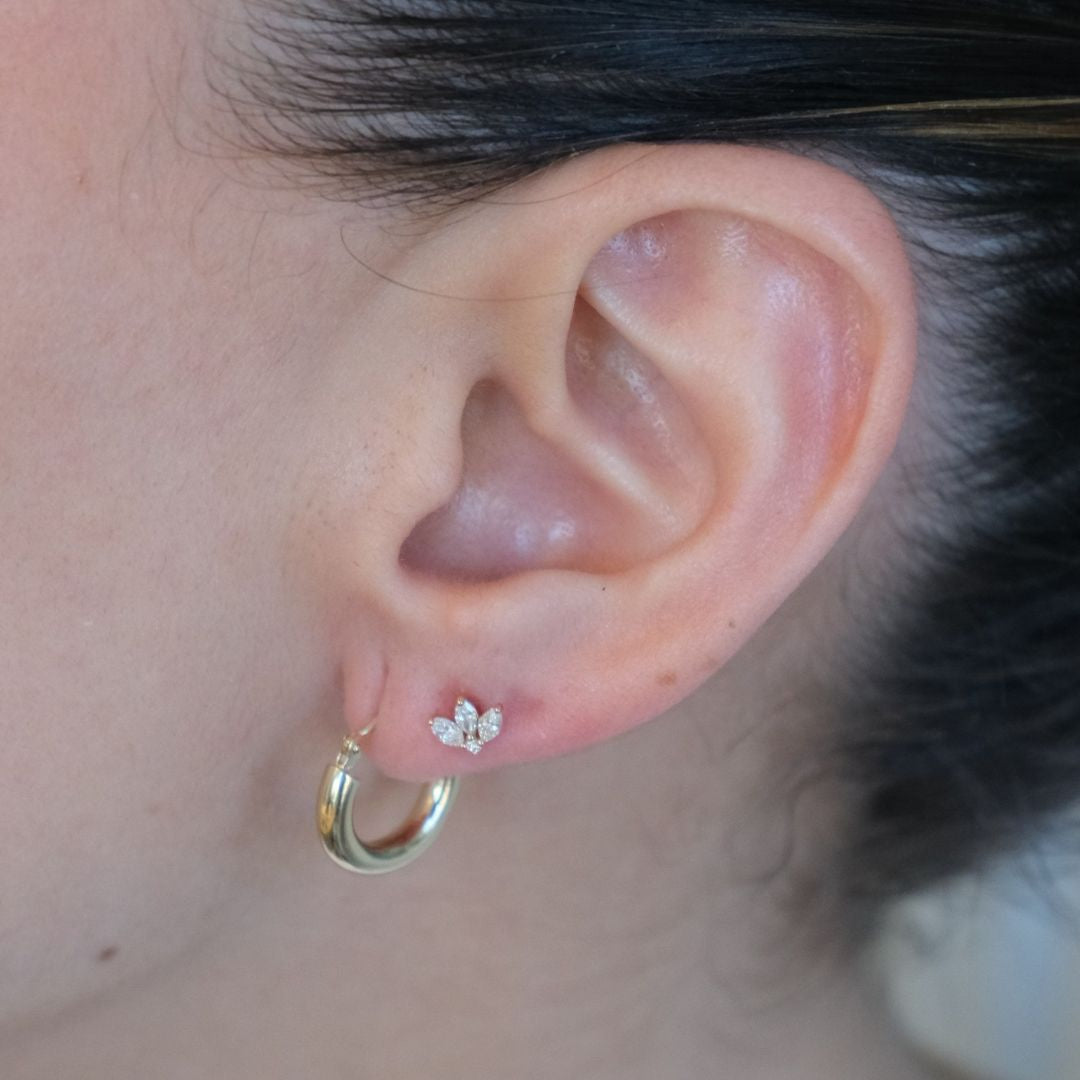 Trillion Piercing (One Earring)