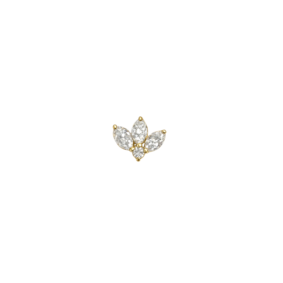 Trillion Piercing (One Earring)
