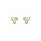 Trillion CZ Baby Earrings