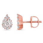 Vittoria Pear Diamond Studs