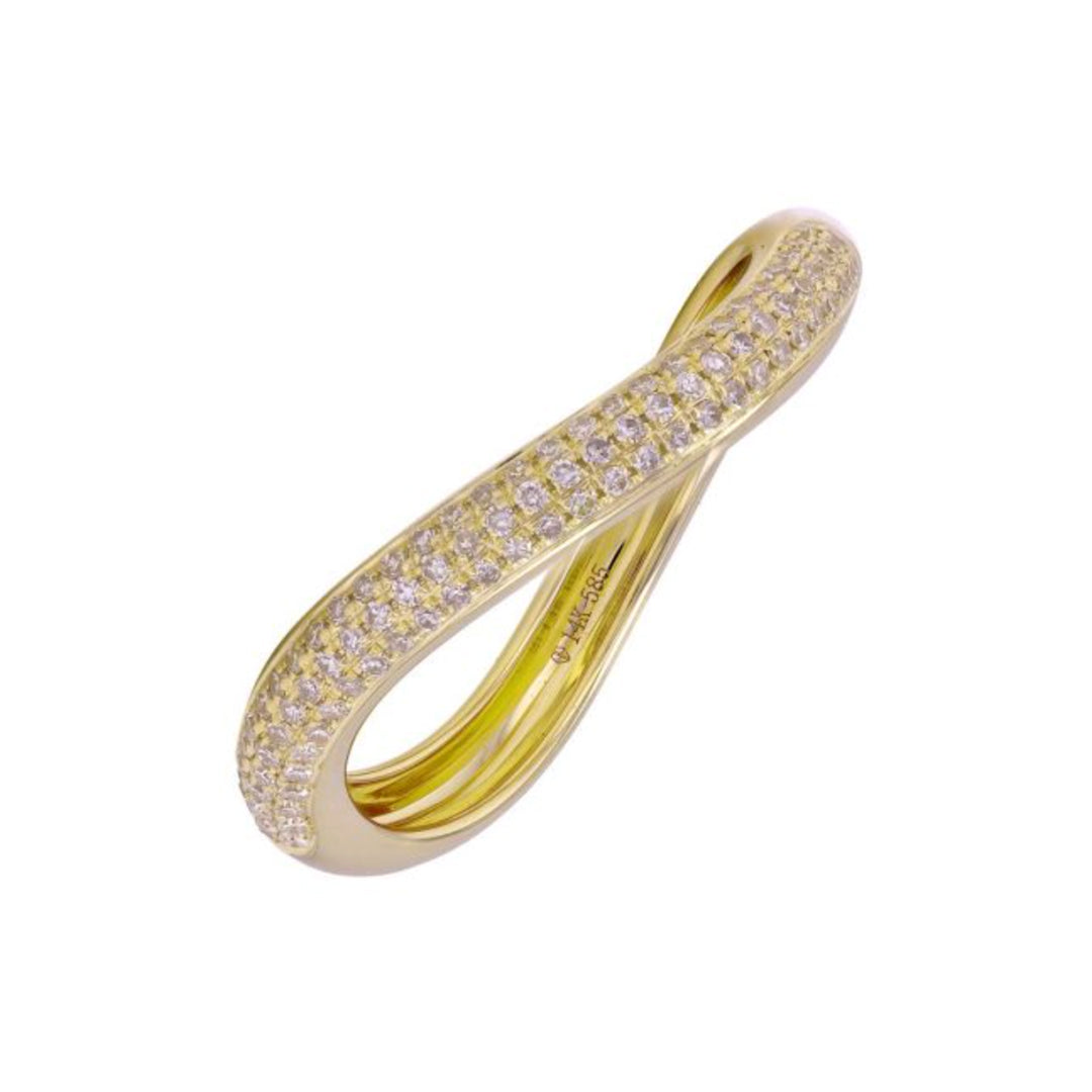 Ivette Wavy Diamond Ring