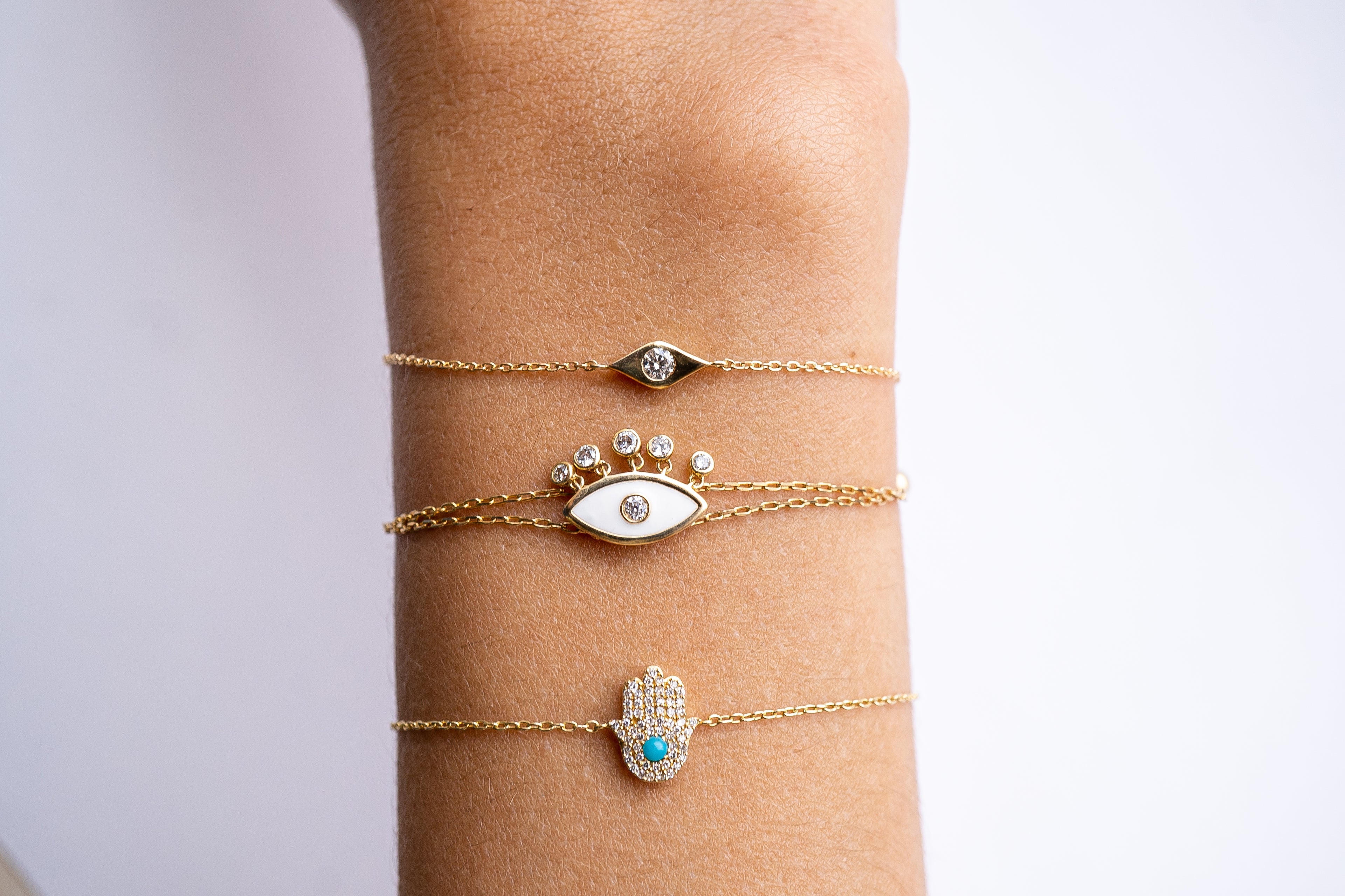 Hamsa Turquoise Bracelet
