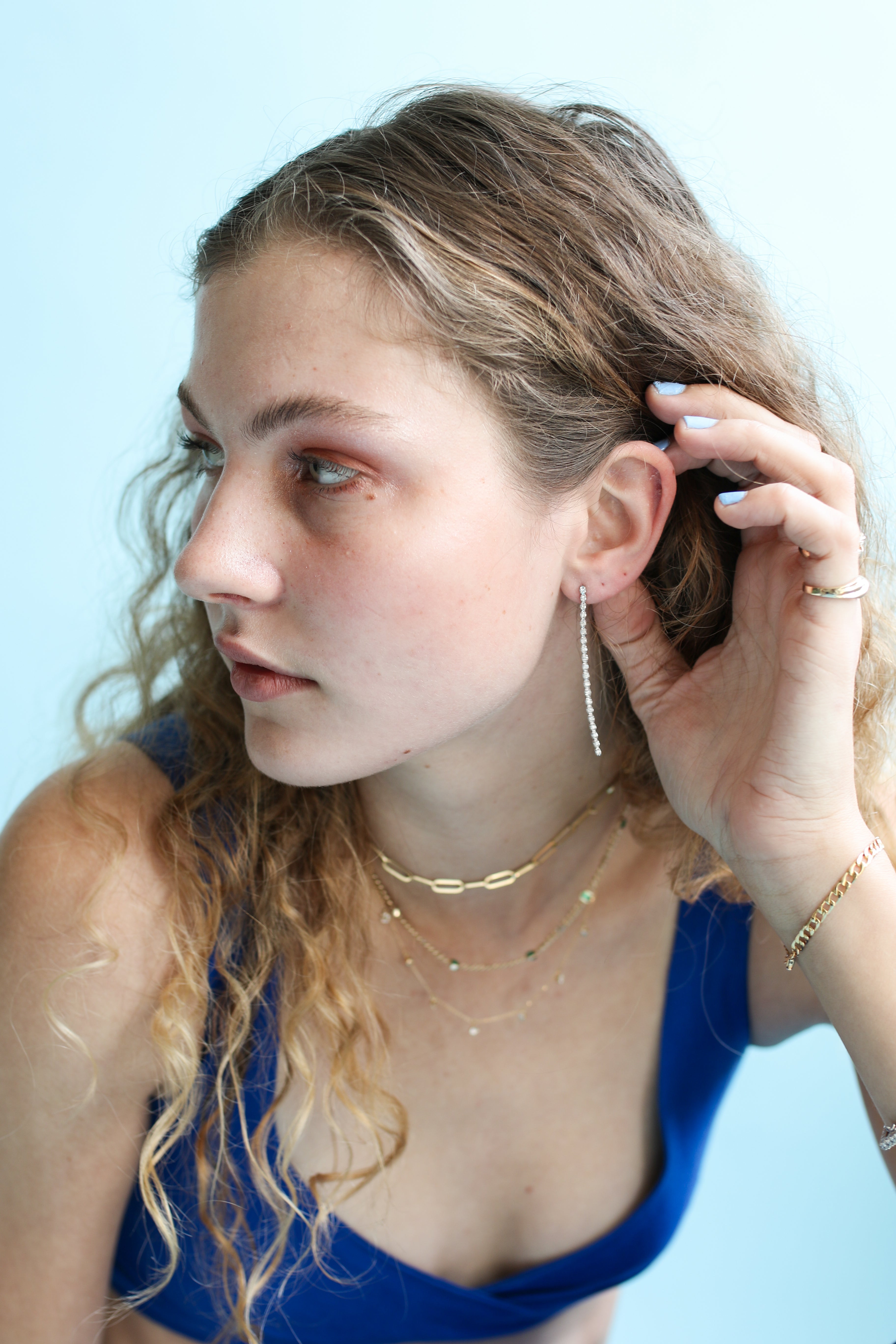 Paula Diamond Long Earrings