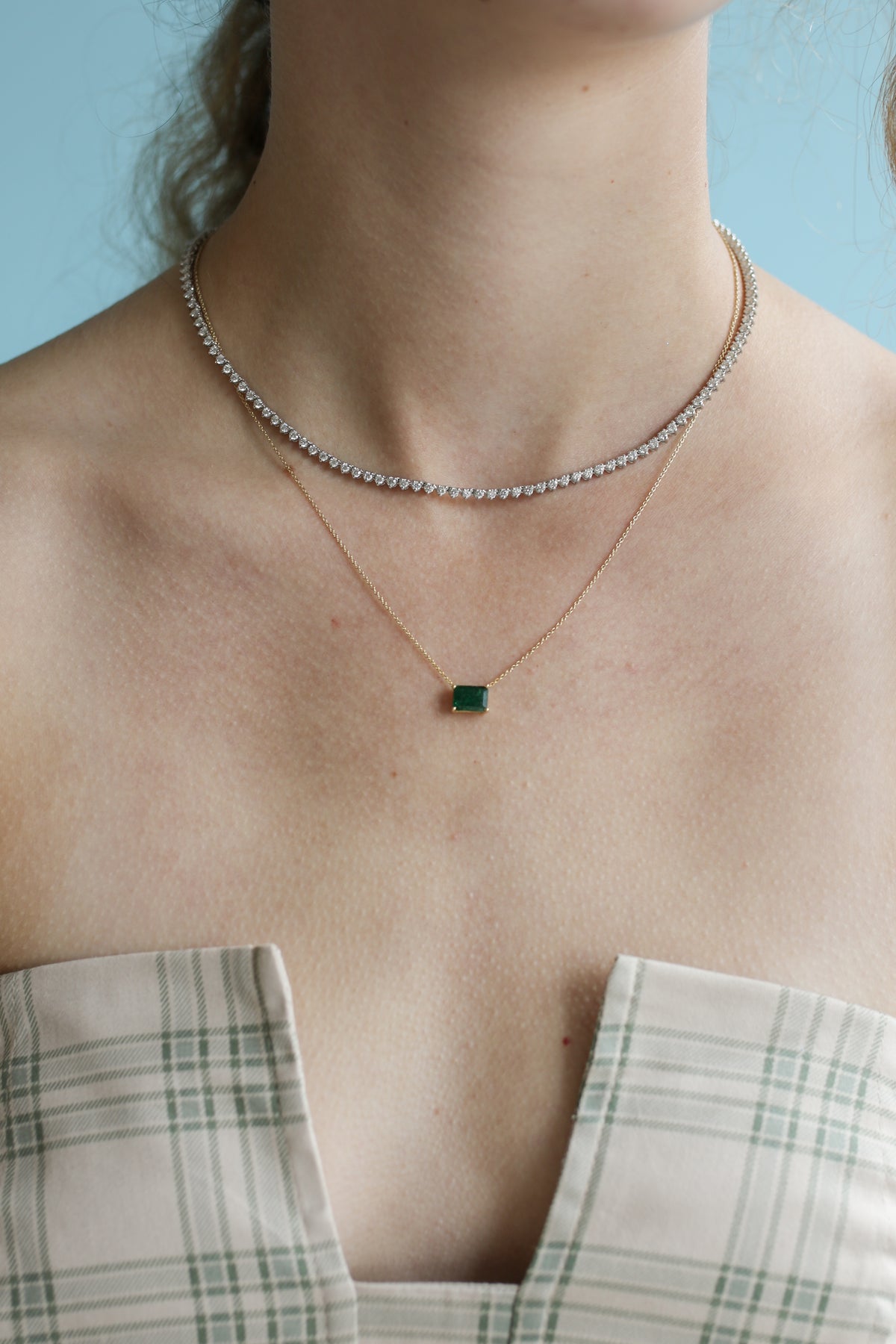 Gala Emerald Necklace
