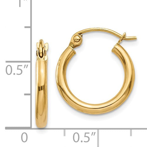 Maya Gold Hoops
