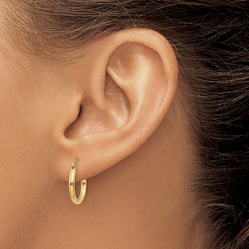 Maya Gold Hoops