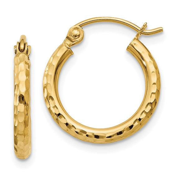 Skylar Gold Hoops