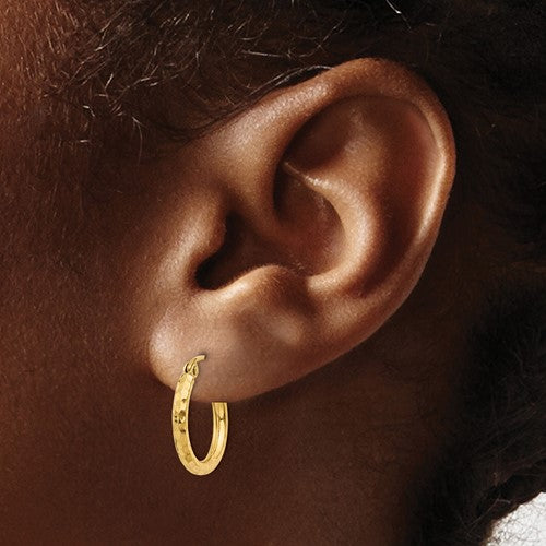 Skylar Gold Hoops