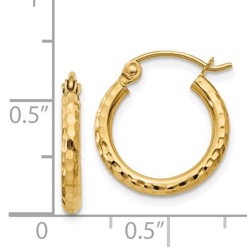 Skylar Gold Hoops