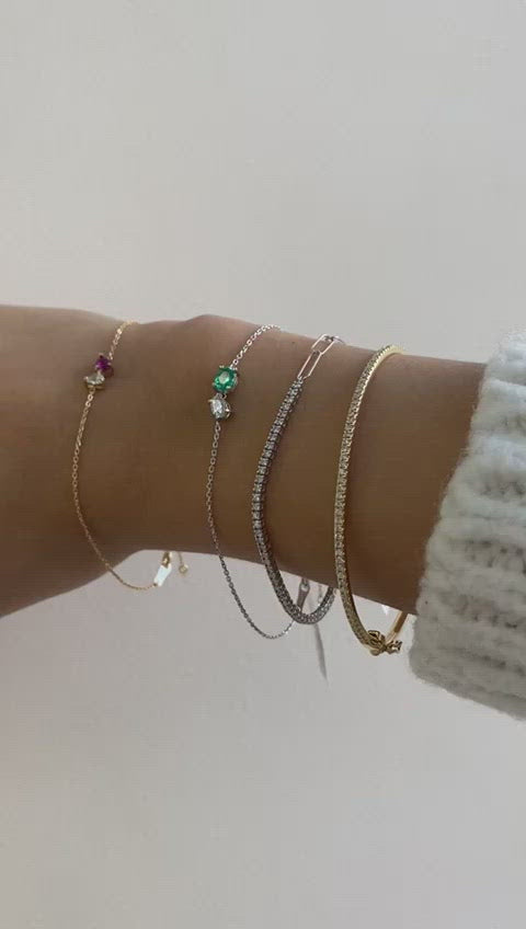 Alondra Ruby Diamond Bracelet