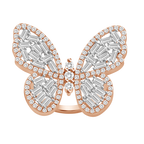 Butterfly Diamond Ring