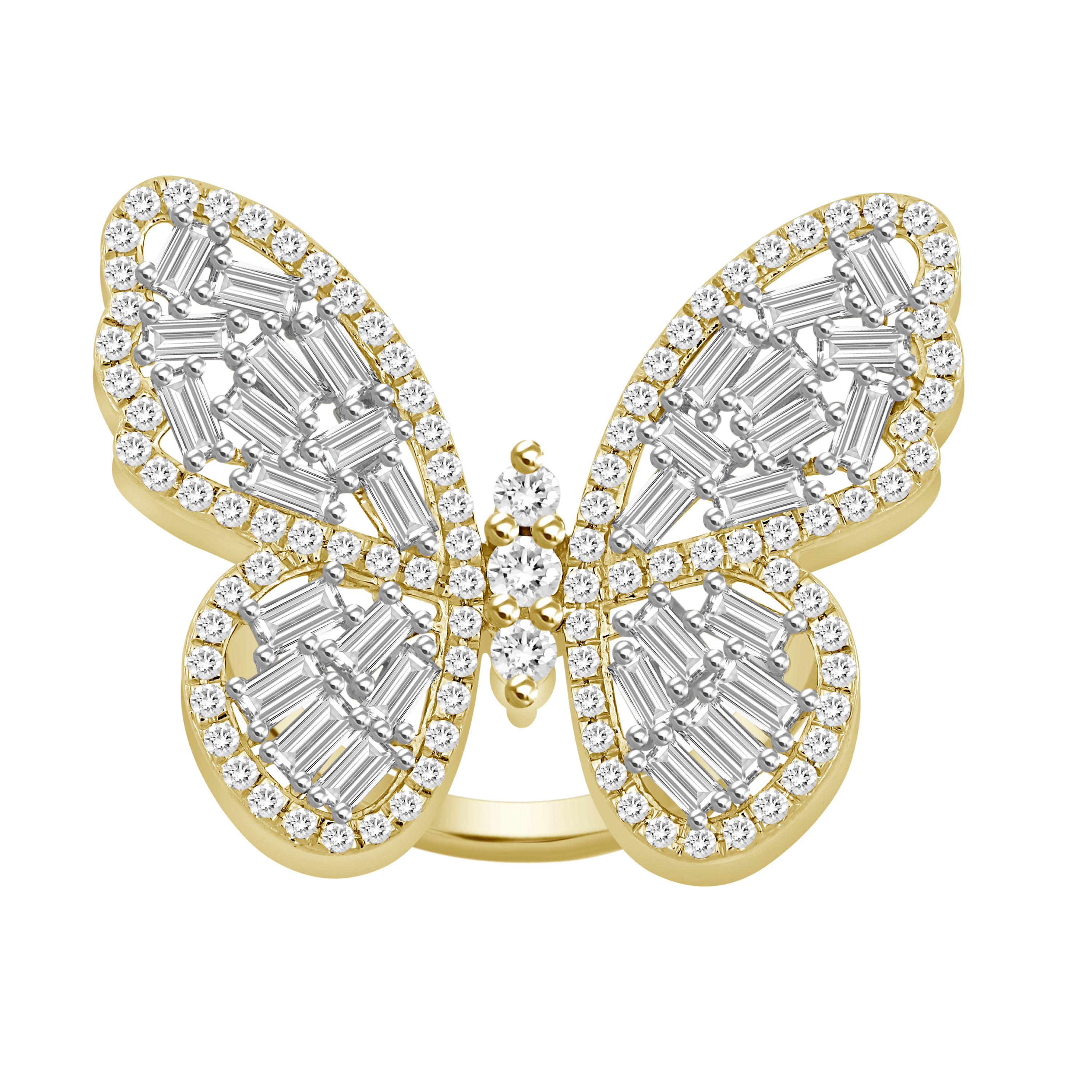 Butterfly Diamond Ring