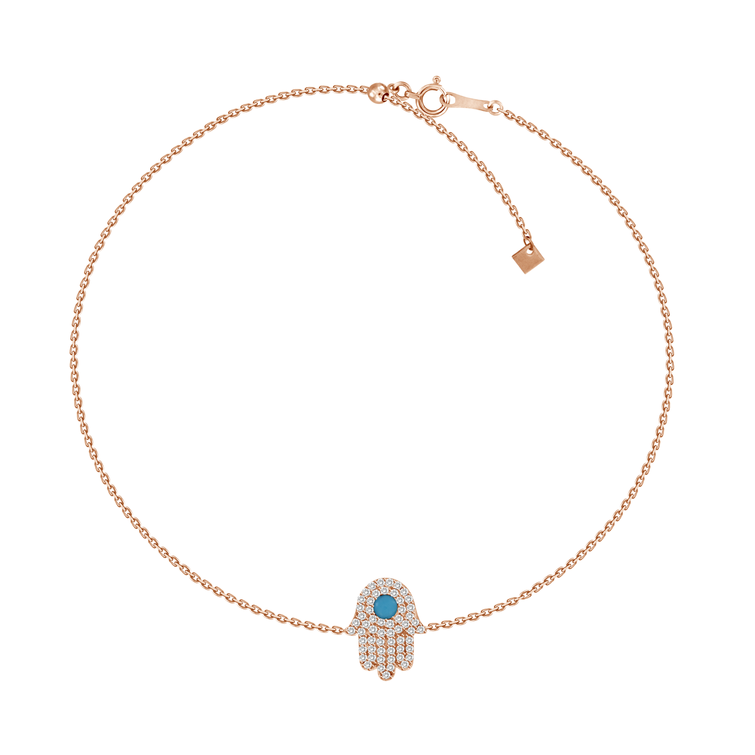Hamsa Turquoise Bracelet