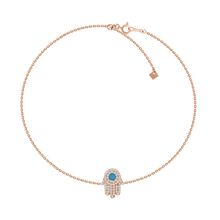 Load image into Gallery viewer, Hamsa  Turquoise Bracelet
