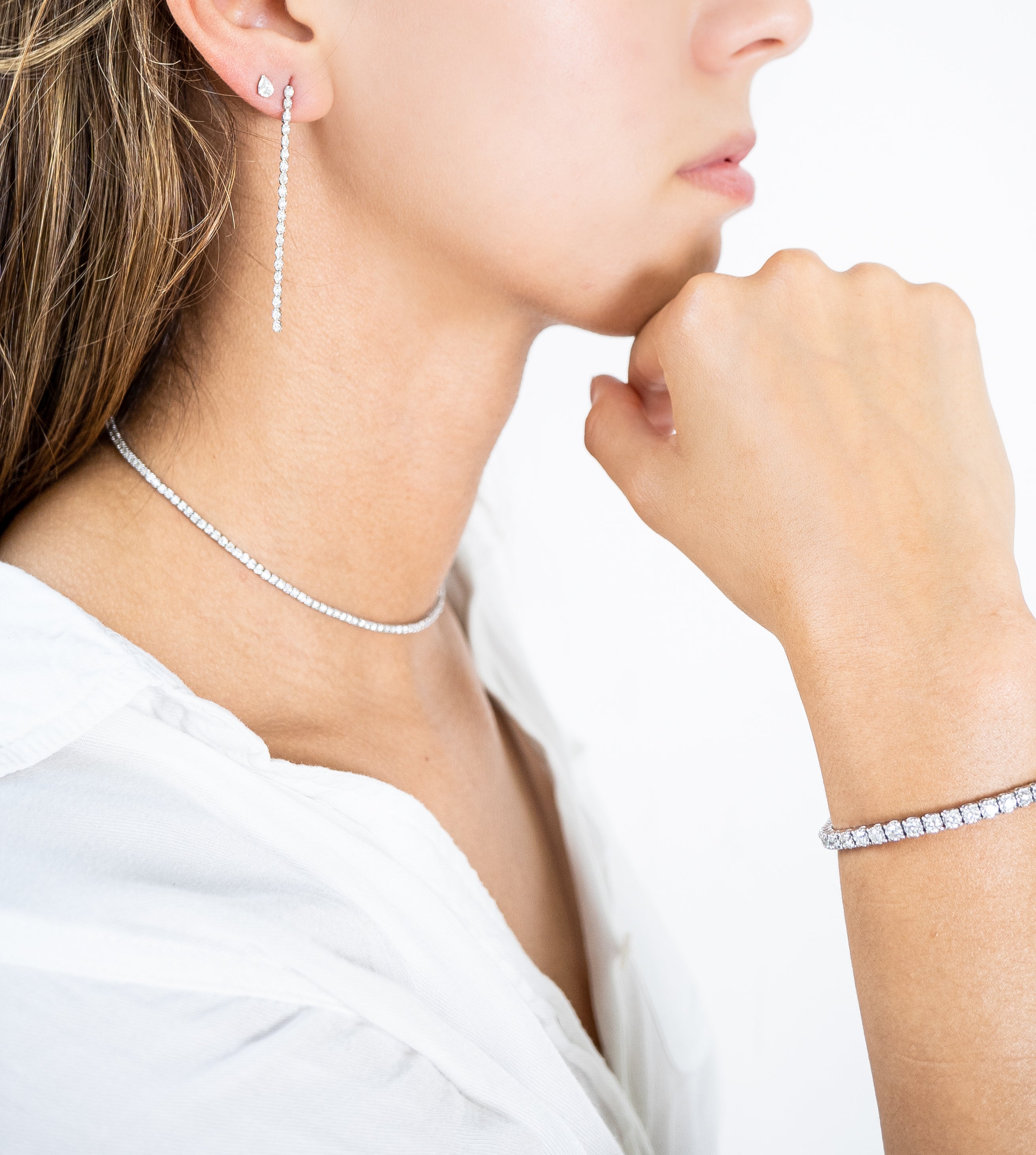 Paula Diamond Long Earrings