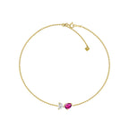 Alondra Ruby Diamond Bracelet