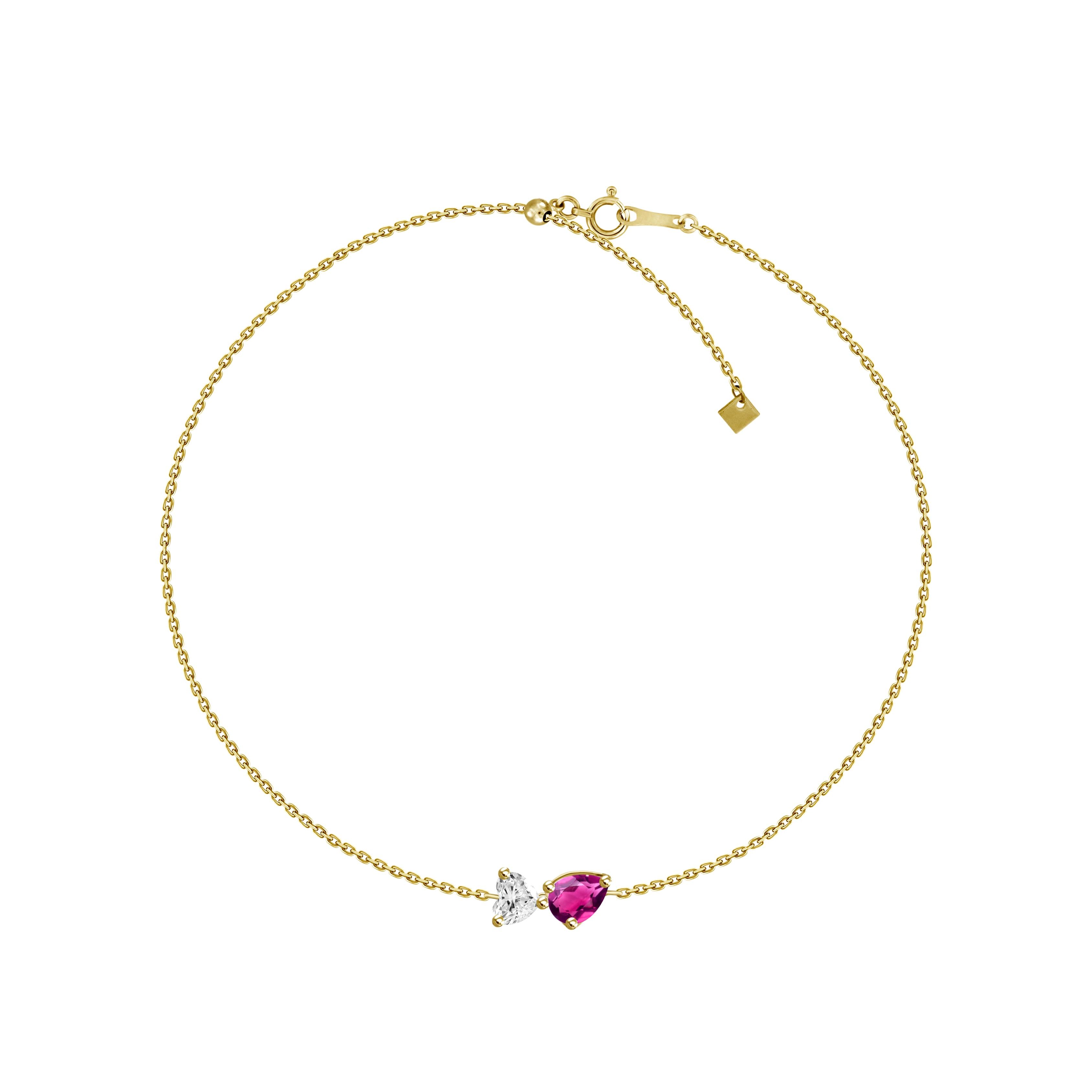 Alondra Ruby Diamond Bracelet