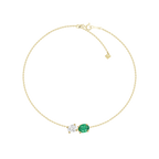 Amy Emerald Diamond Bracelet