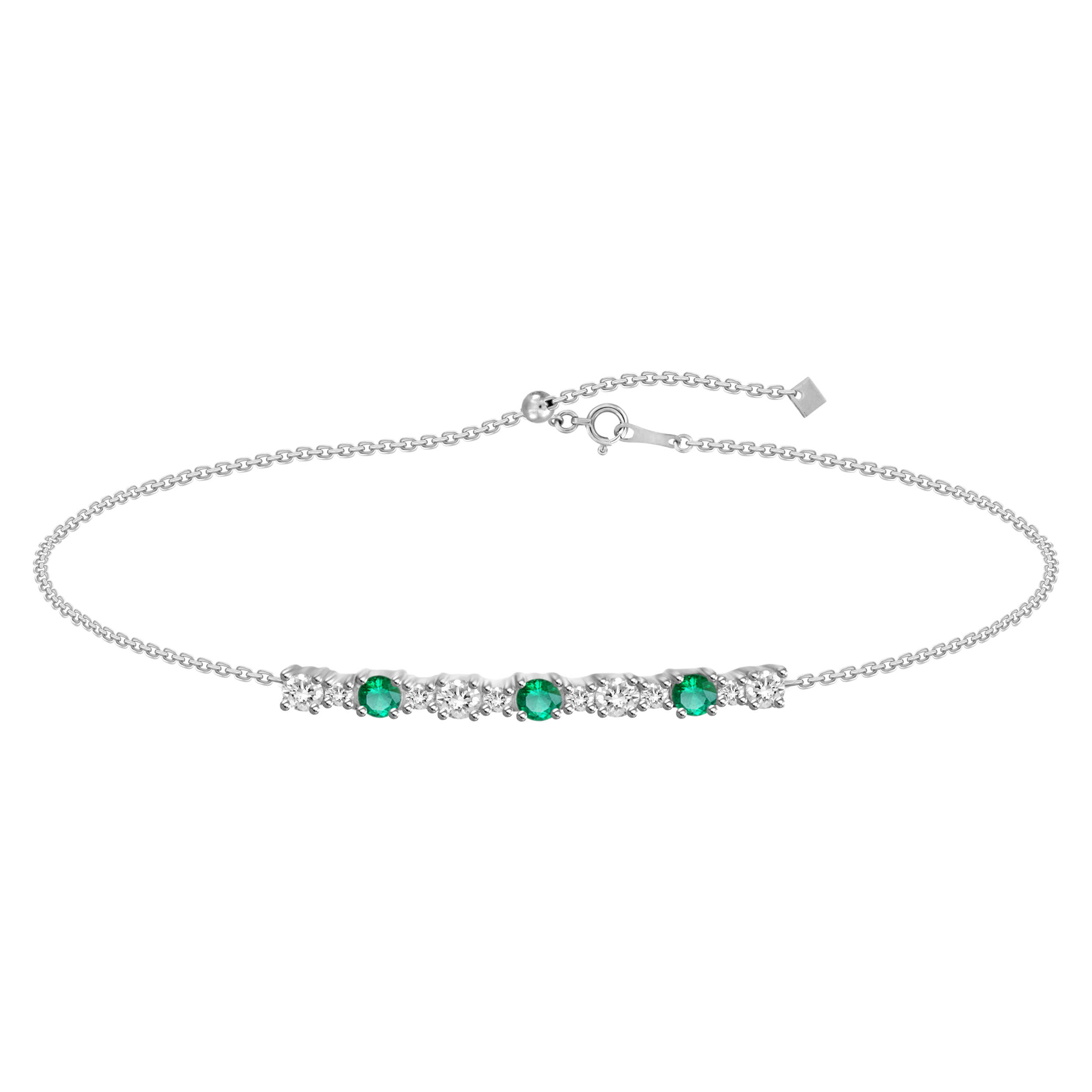 Alessa Emerald Diamond Bracelet