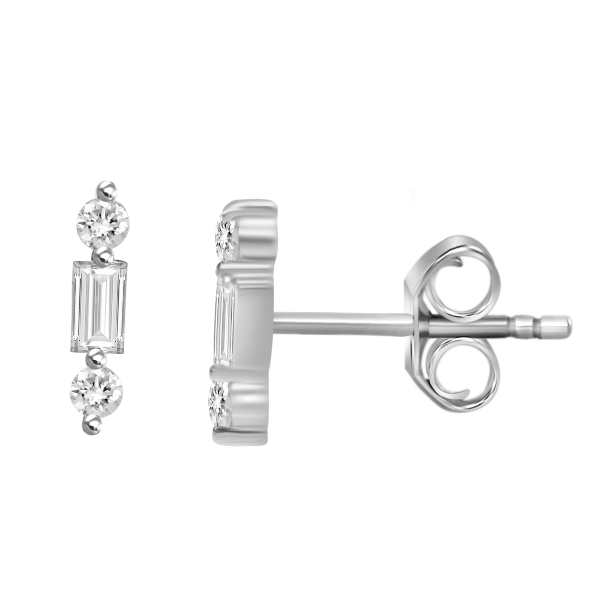 Corina Diamond Piercings (Two Earrings)