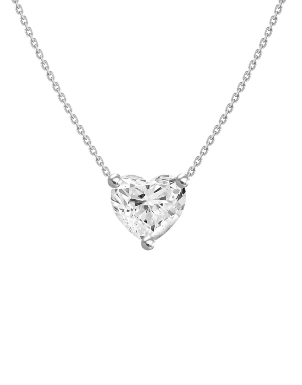 Paola Diamond Heart Necklace