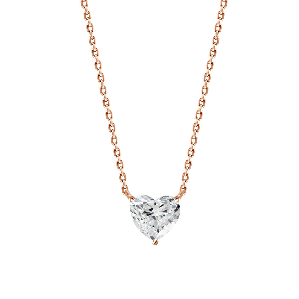 Paola Diamond Heart Necklace