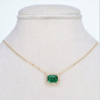 Palmira Emerald Diamond Necklace