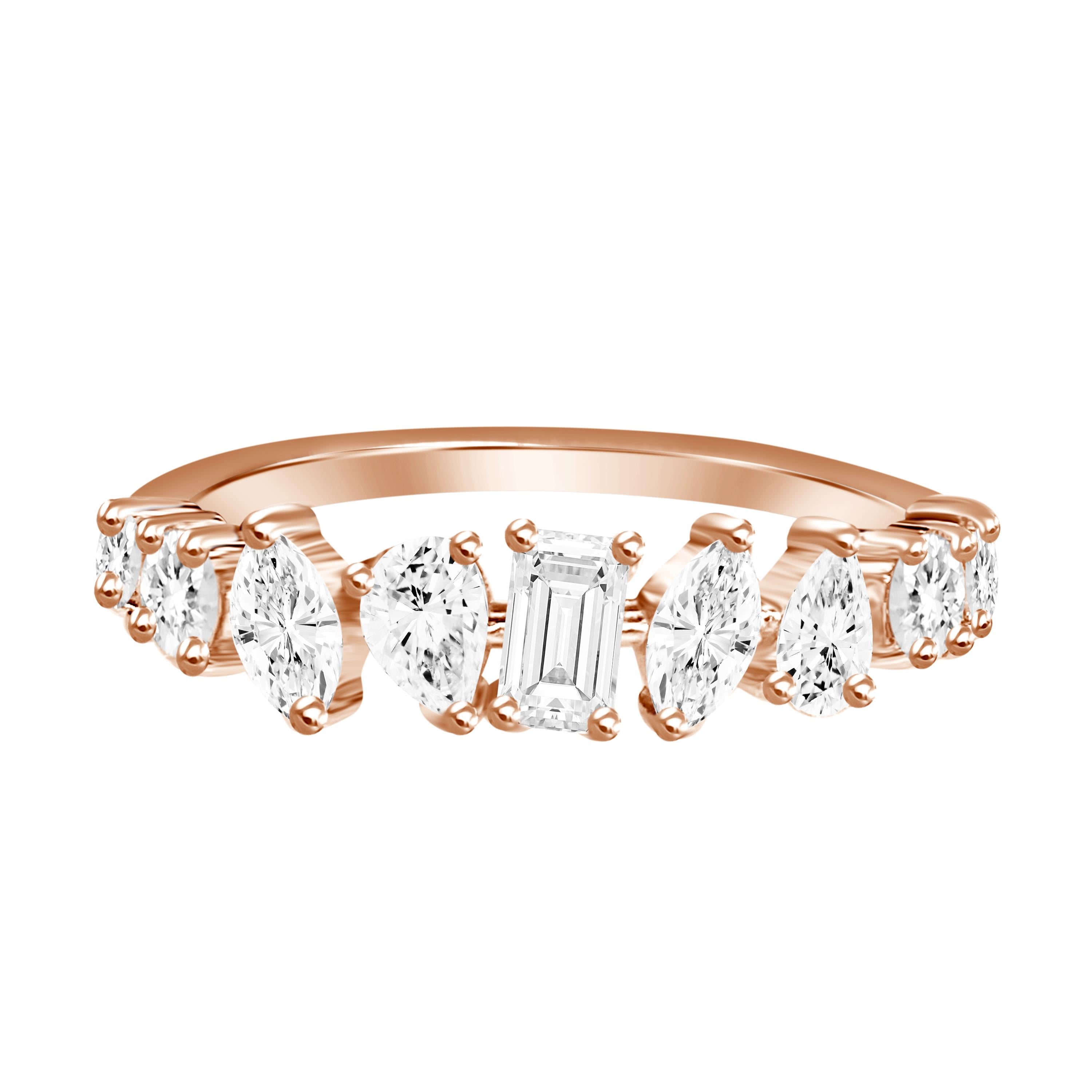 Anillo de diamantes Roxana