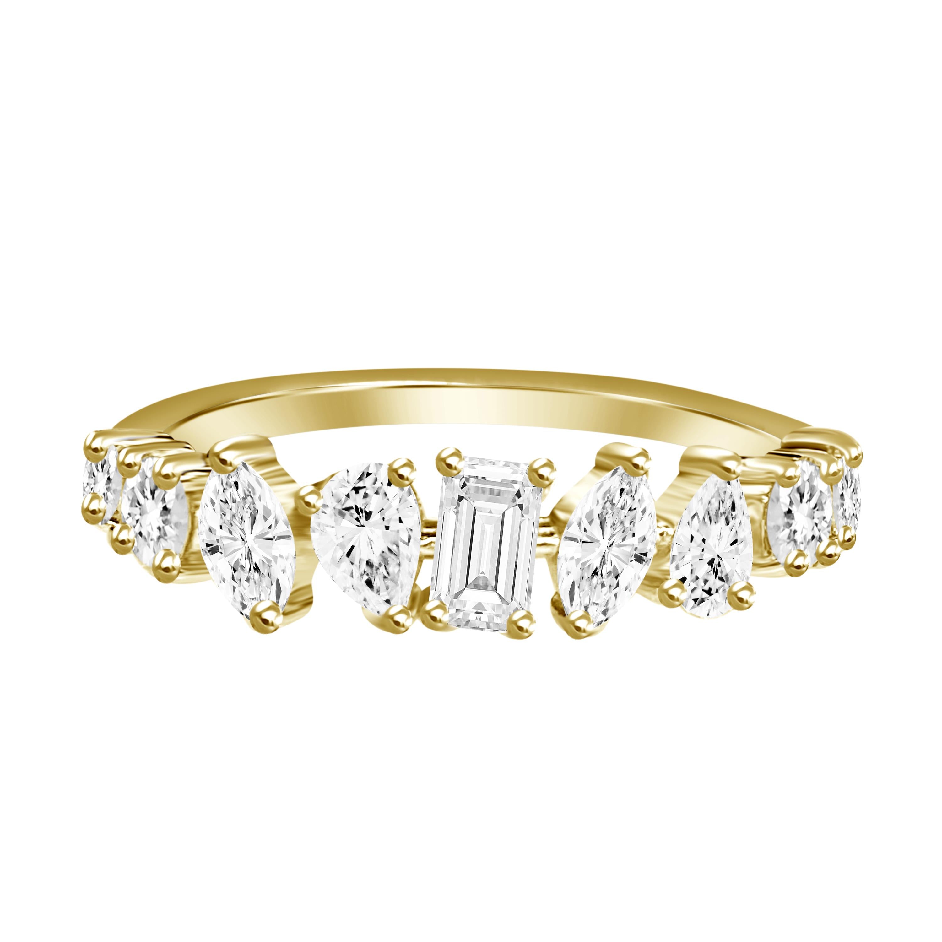 Anillo de diamantes Roxana