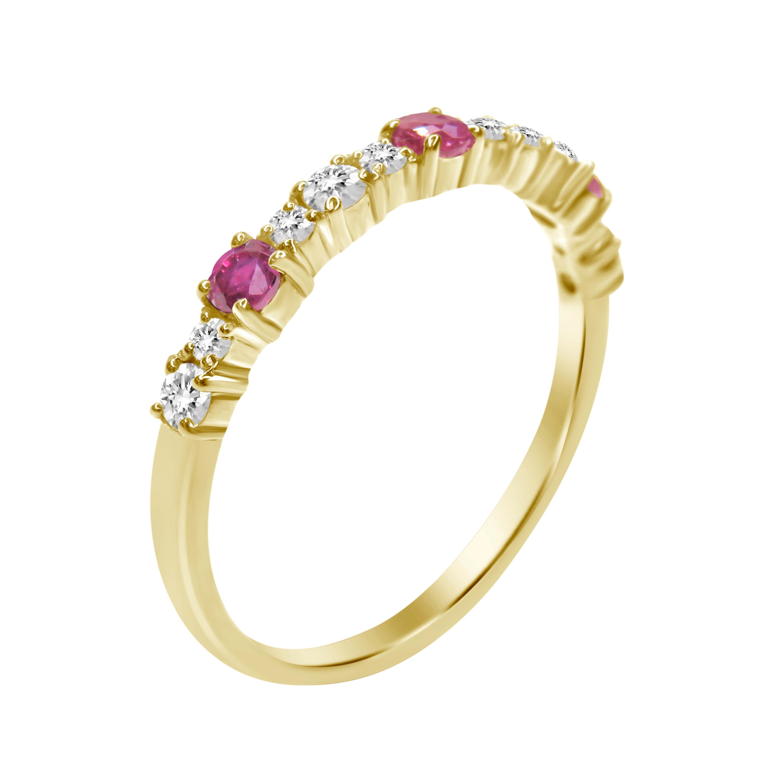 Ruth Ruby Diamond Ring