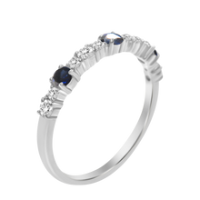 Load image into Gallery viewer, Stella Sapphire Diamond Ring
