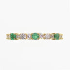 Emilia Emerald Diamond Ring