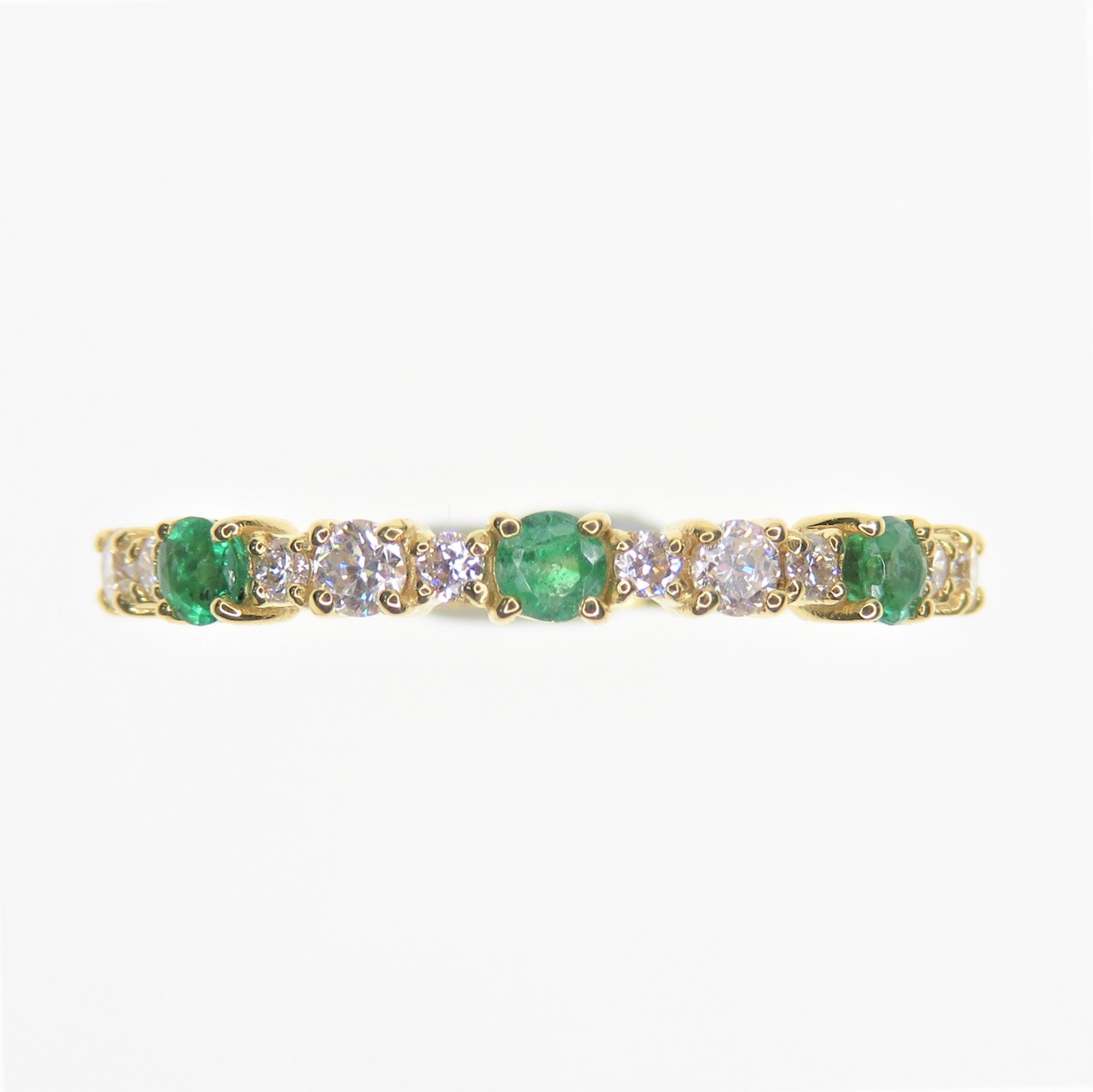 Emilia Emerald Diamond Ring