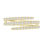 Anillo de diamantes en espiral