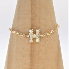 Load image into Gallery viewer, Maria Alphabet Diamond Chain Ring
