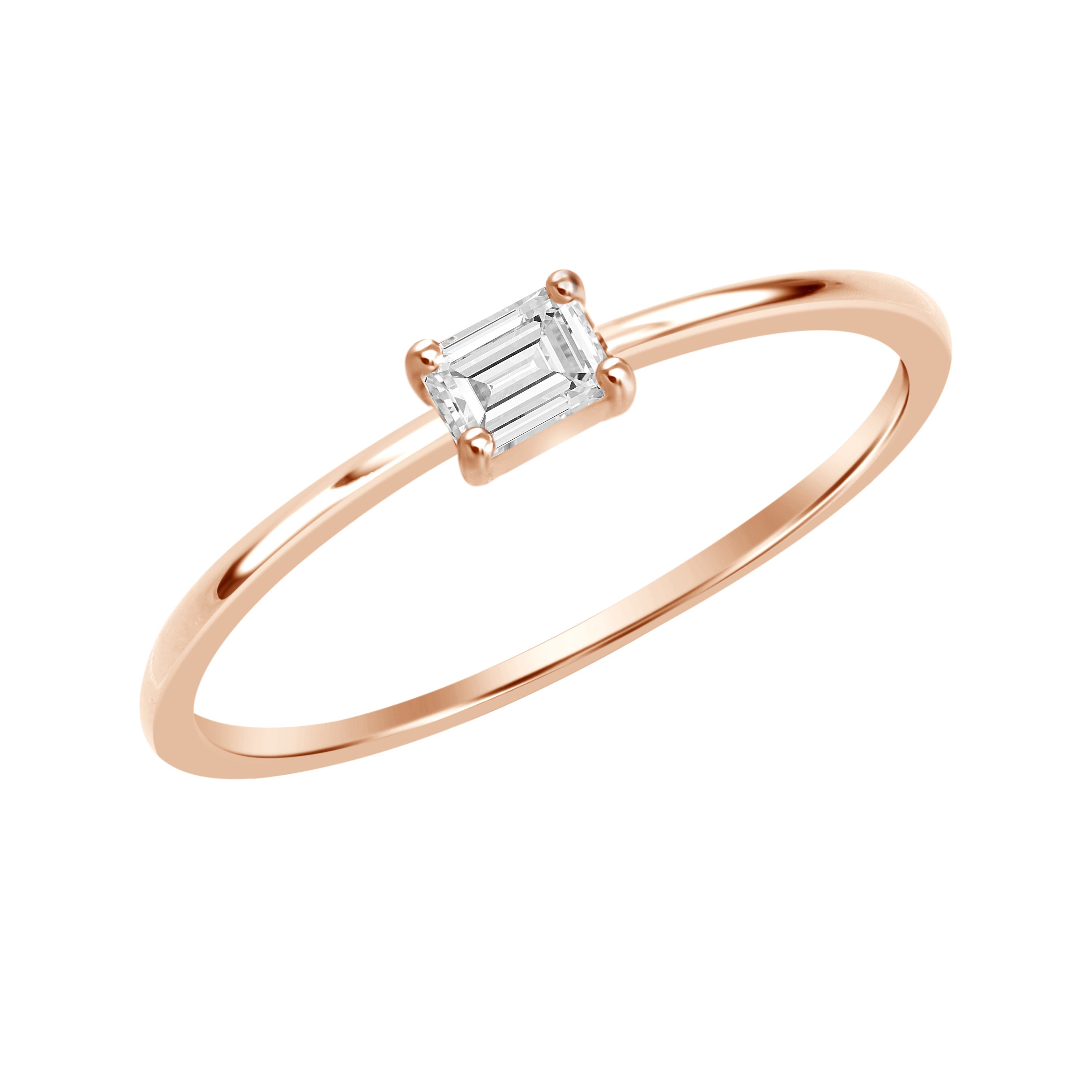 Anillo de diamantes Leia