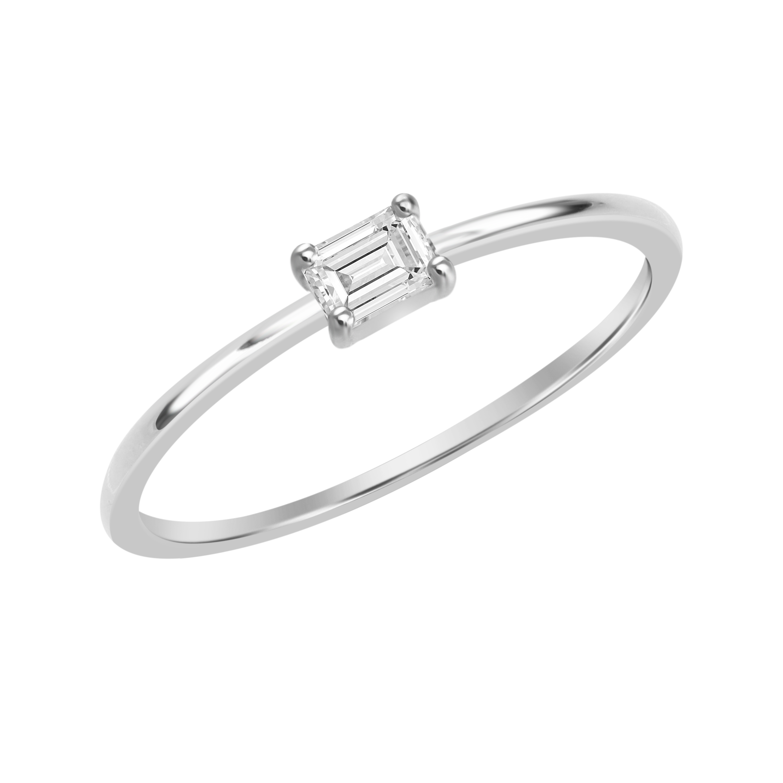 Anillo de diamantes Leia