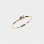 Anillo de diamantes Leia