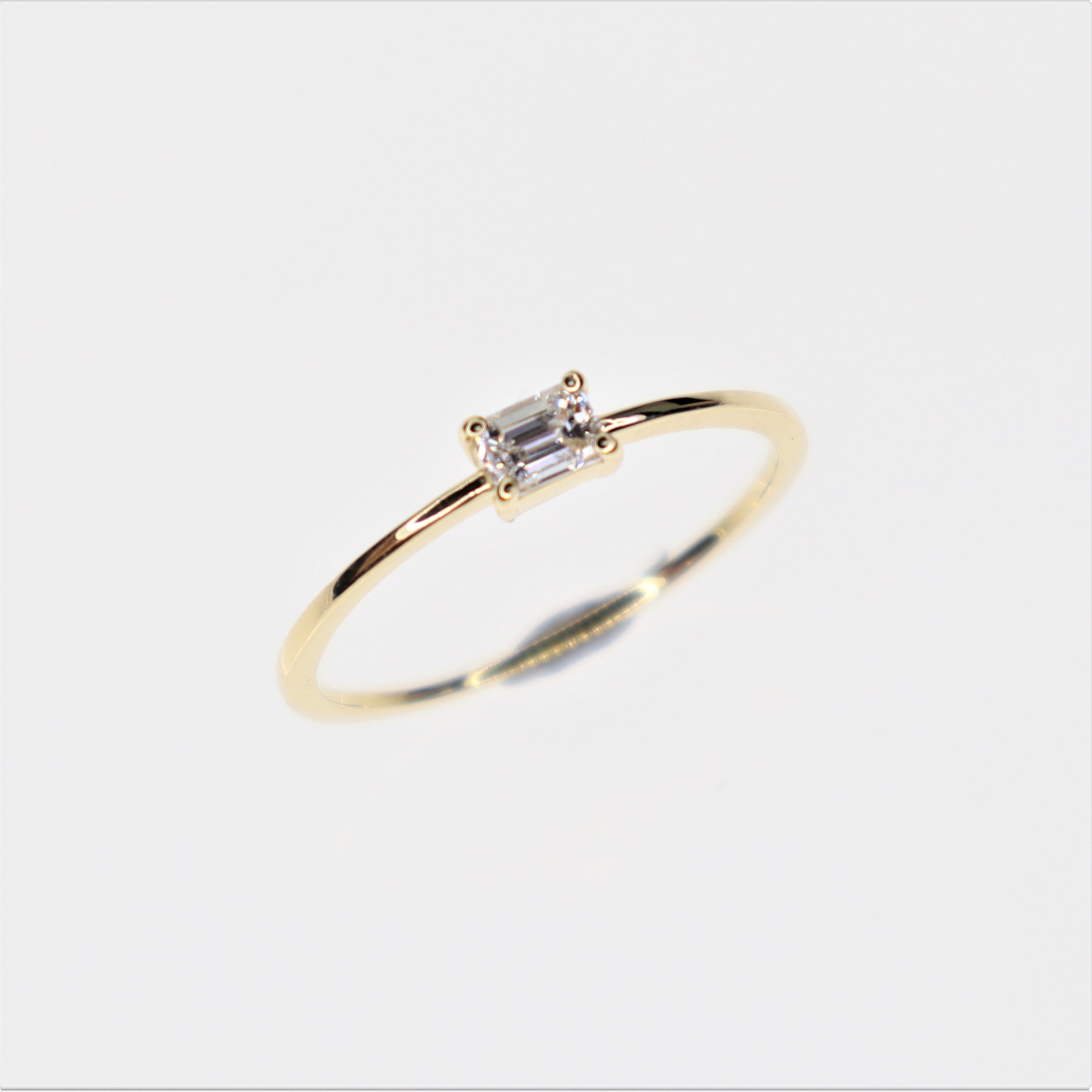 Anillo de diamantes Leia