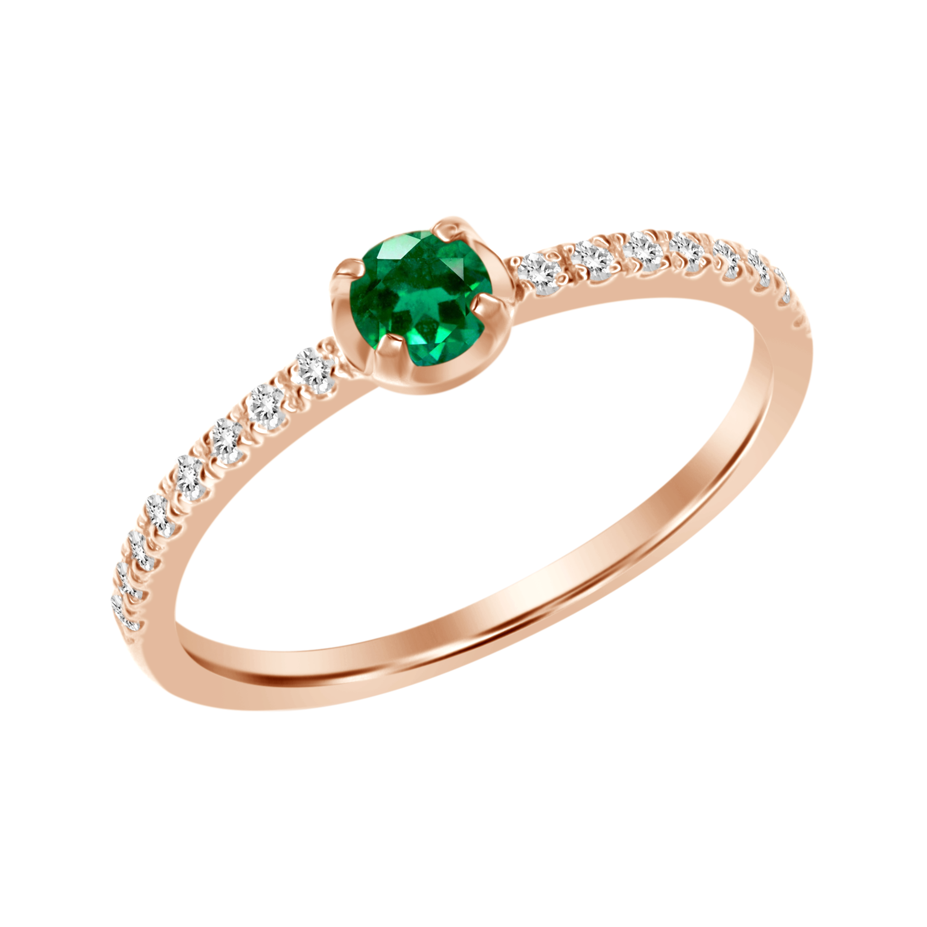 Gianna Emerald Diamond Ring