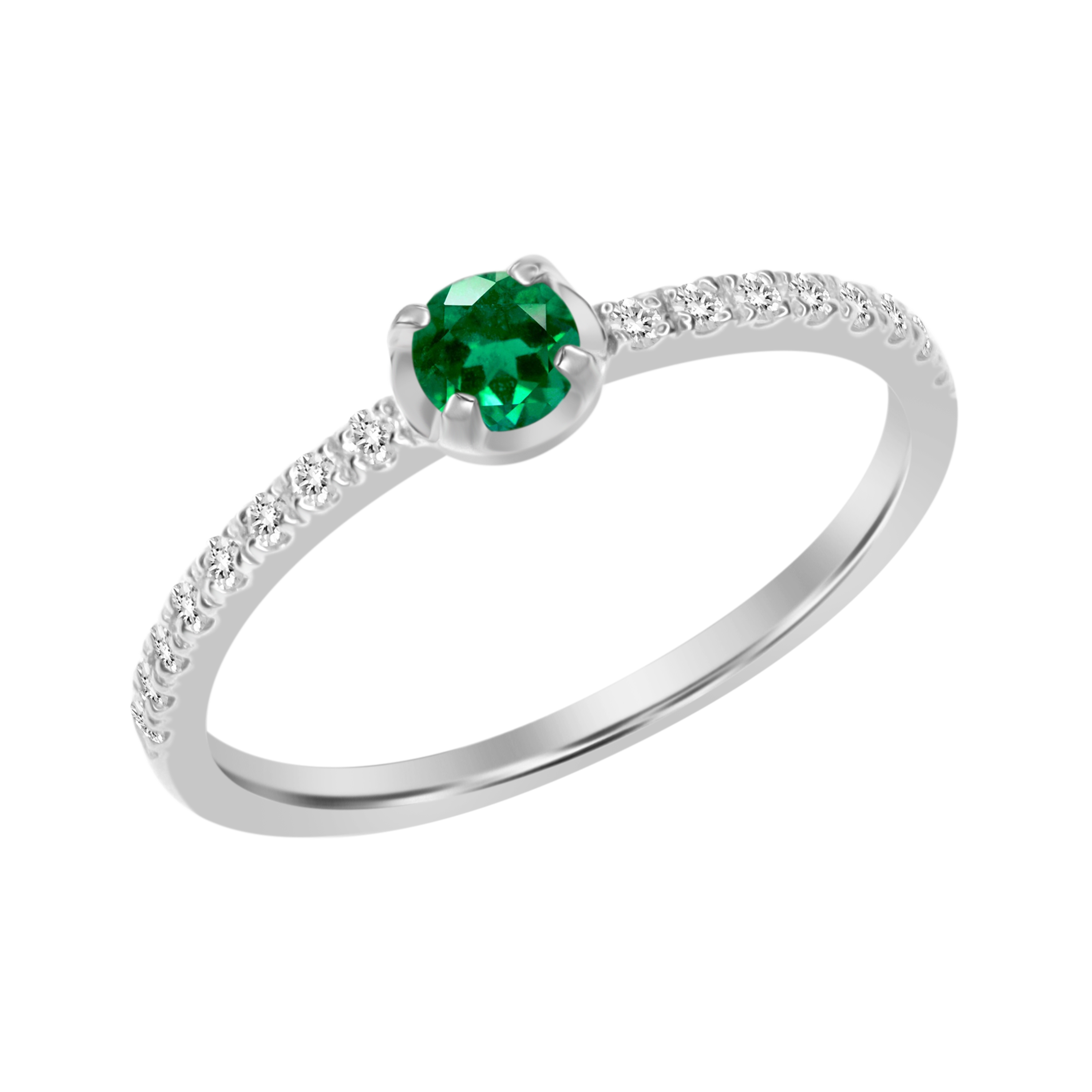 Gianna Emerald Diamond Ring