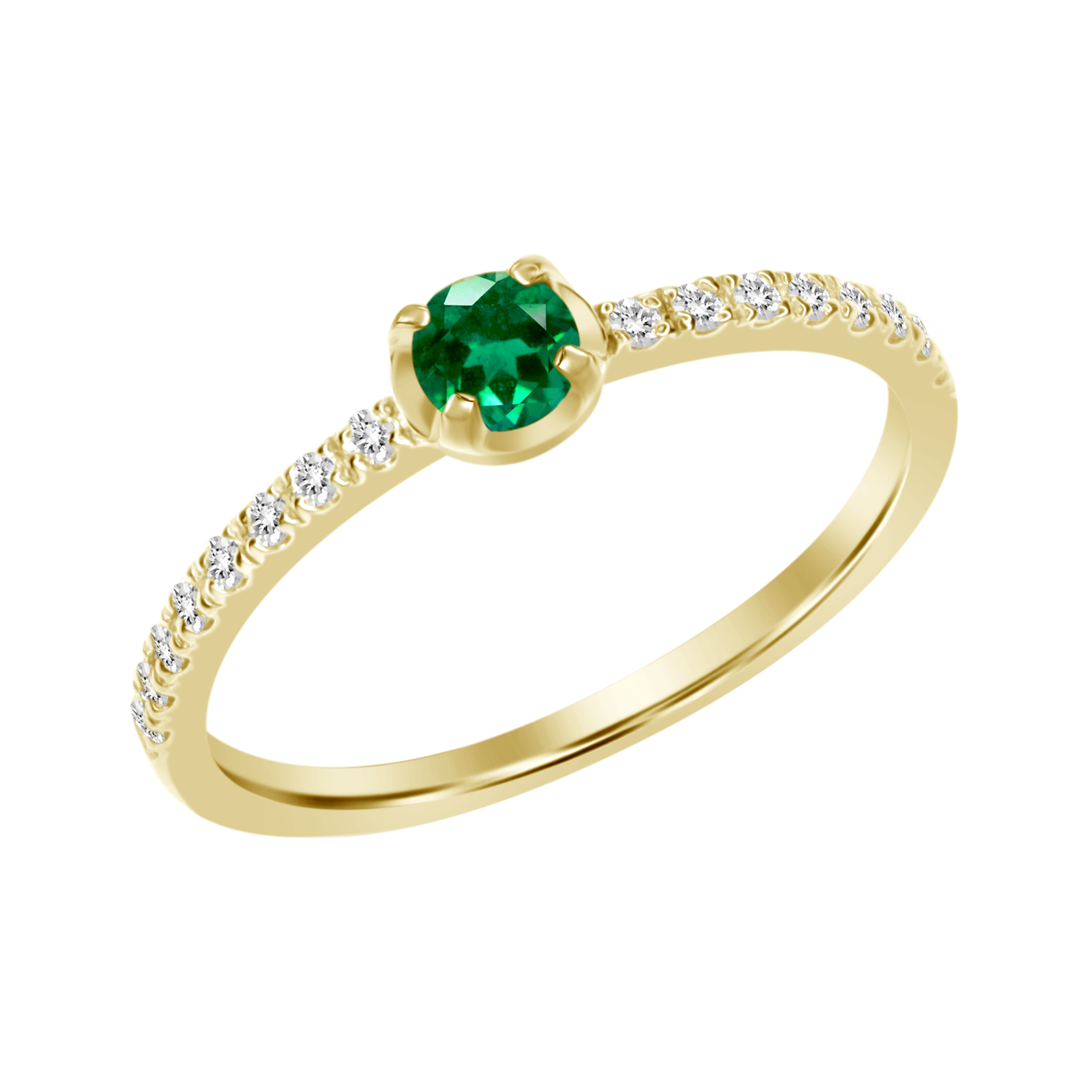 Gianna Emerald Diamond Ring