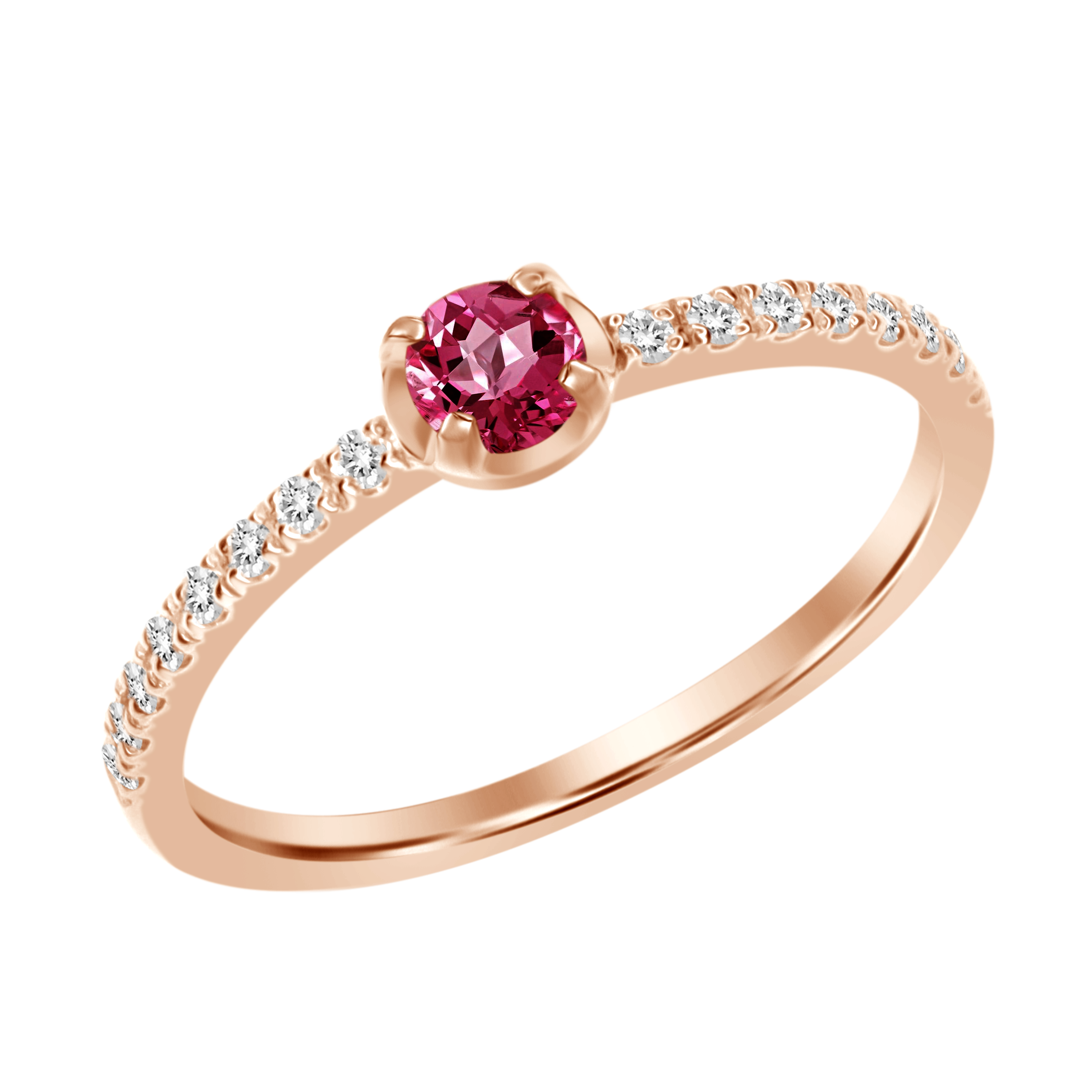 Giselle Ruby Diamond Ring