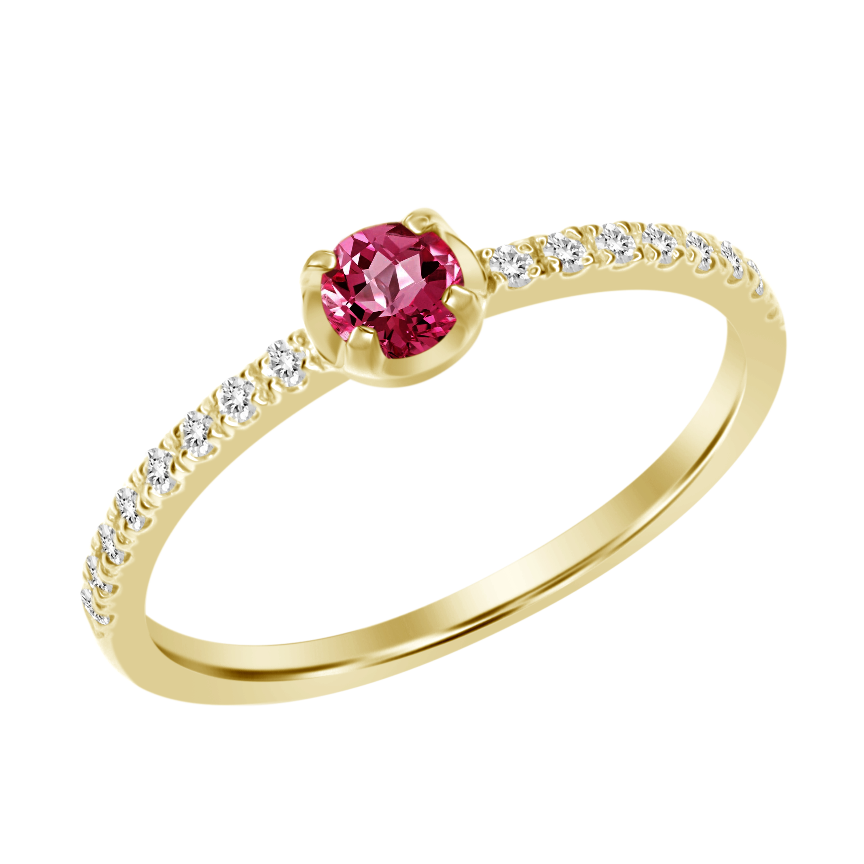 Giselle Ruby Diamond Ring