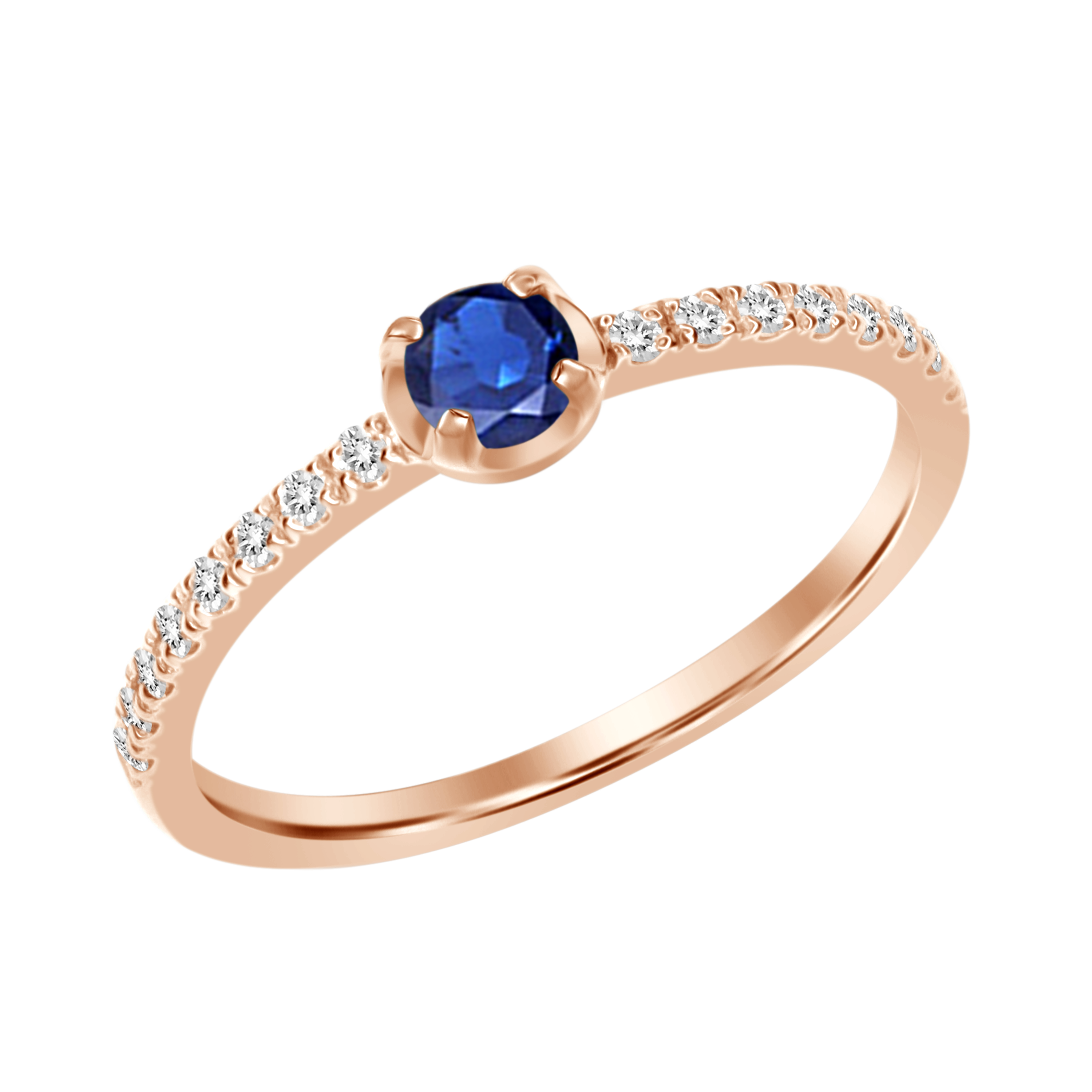 Gina Sapphire Diamond Ring