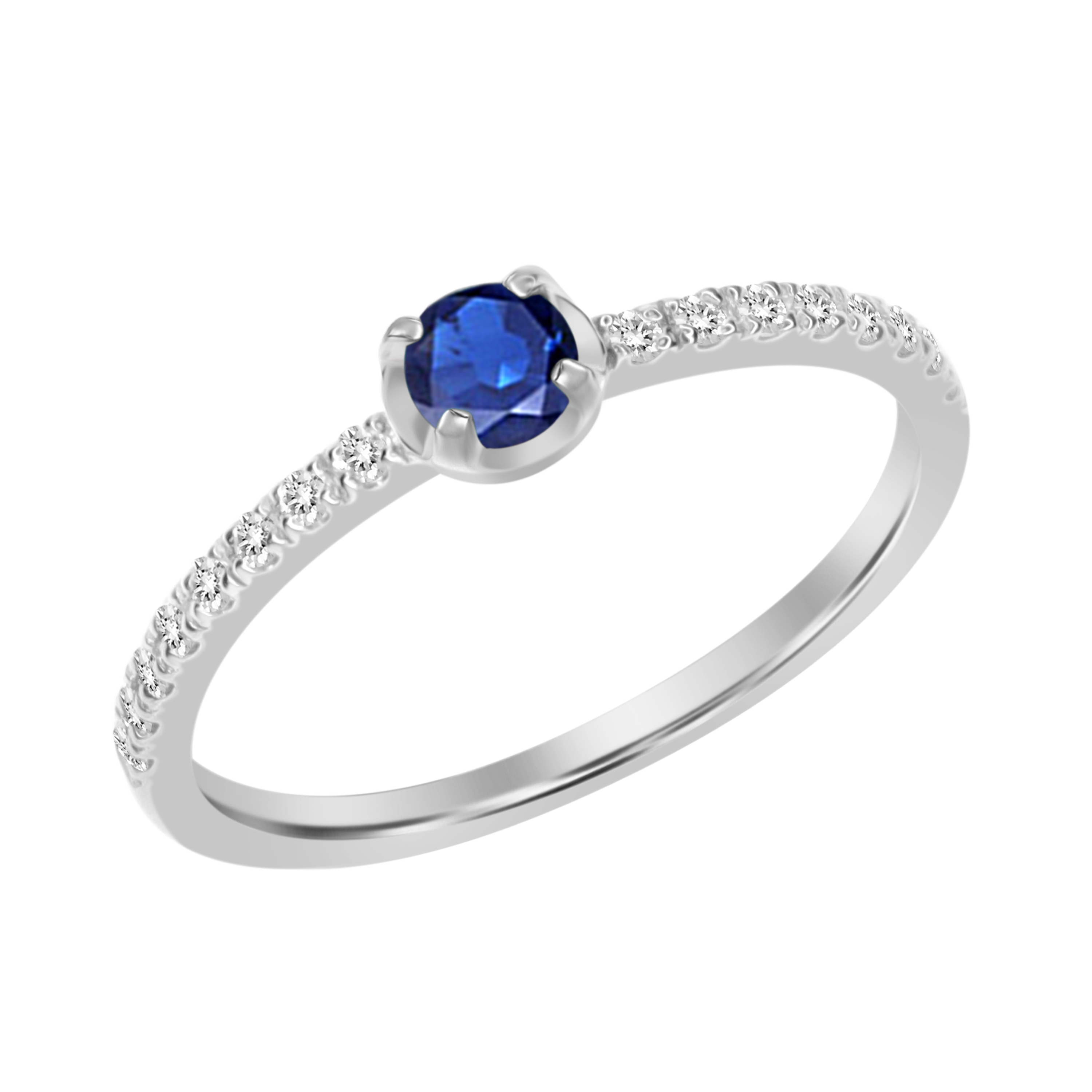 Gina Sapphire Diamond Ring