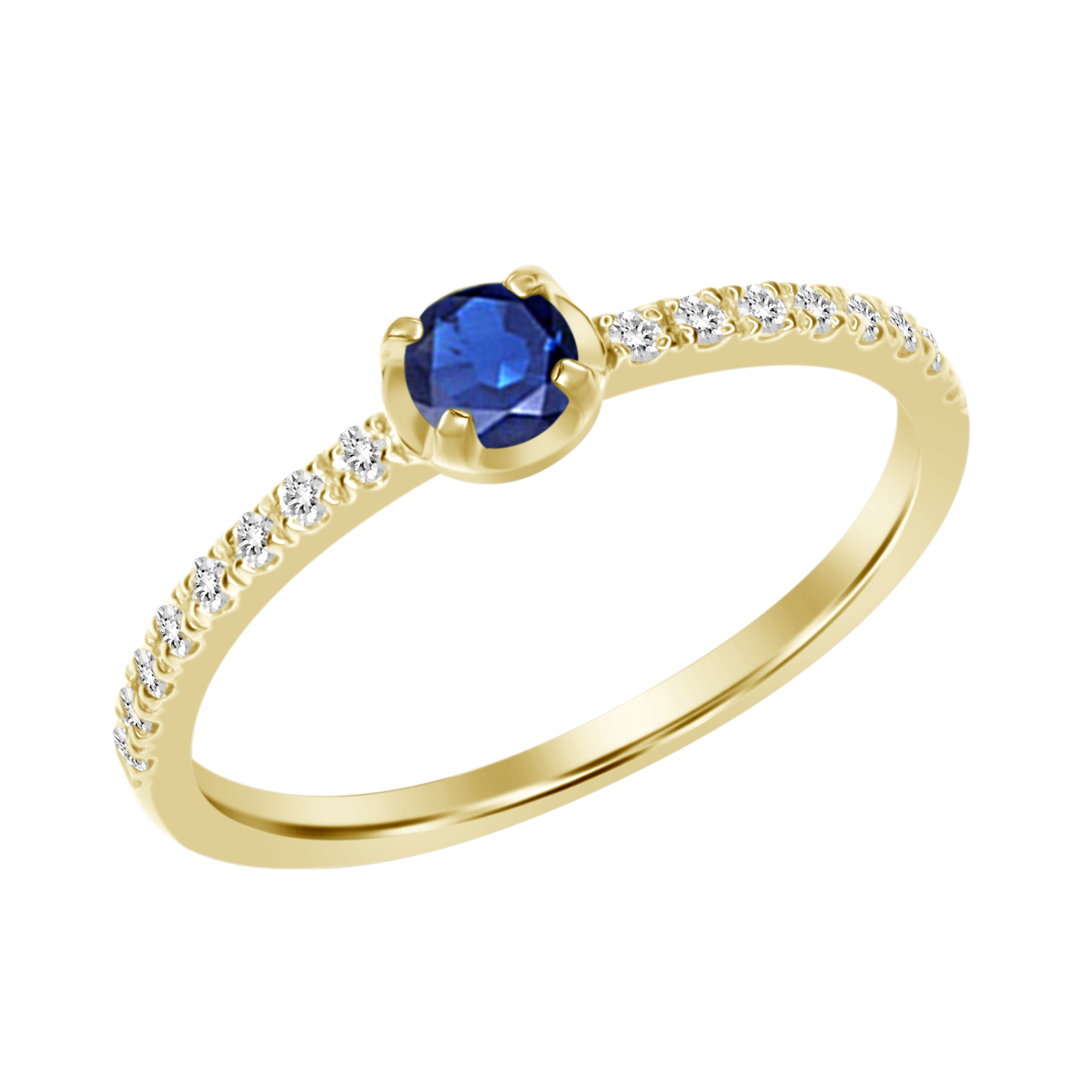 Gina Sapphire Diamond Ring