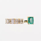 Eugenia Diamond Emerald Ring