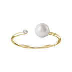 Grecia Pearl Diamond Ring